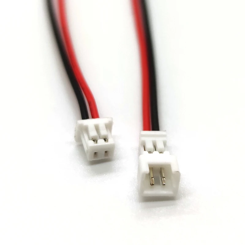 de fios, Micro JST, 1,25, 2 pinos, 100 pares