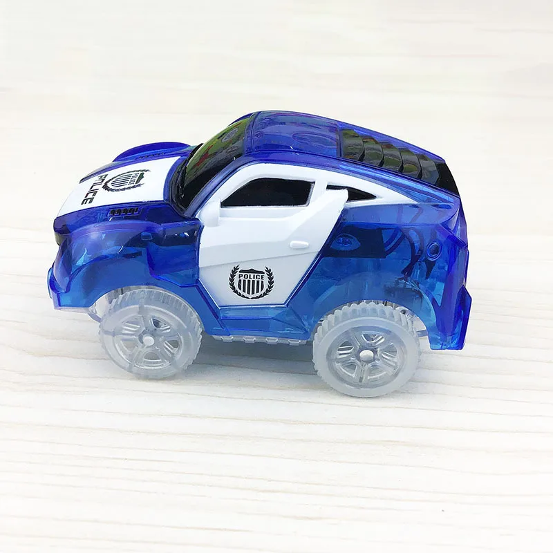 Лидер продаж электронная игрушка автомобиль игрушки, светодиодные лампы автомобилей для светящийся гоночный трек мигать малыш ж/д световой машина трек игрушки-машинки