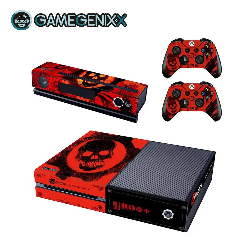 Защитная Наклейка GAMEGENIXX для Xbox one и 2 контроллеров-Gears 5