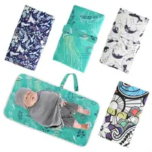 Пеленальные пеленки для новорожденных детей, переносные складные моющиеся пеленки для путешествий, водонеприницаемое одеяло для детей