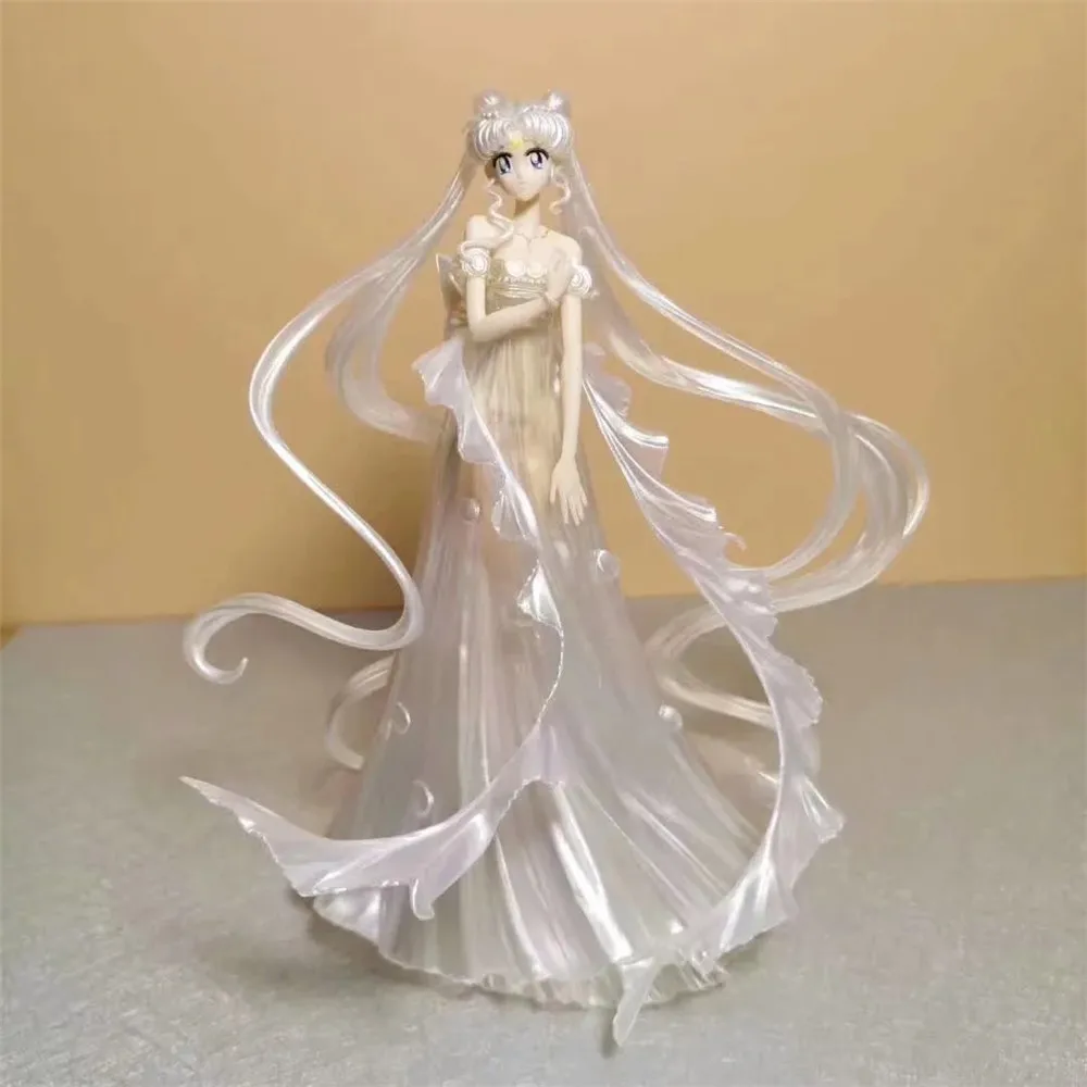 Sailor Moon Anime Figures Girl PVC Toys Tsukino Usagi Wedding Dress Collectible Model Sailor Moon Action Figurine Figma Juguetes