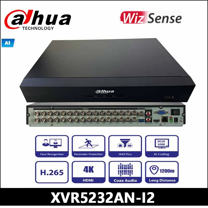 Dahua Xvr Xvr5232ani2 32 Channel Pentabrid 5mn/1080p 1u Wizsense