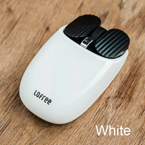 White mouse Xiaomi Mijia LOFREE Bluetooth Беспроводная механическая клавиатура 79 клавишная клавиатура мышь 2,4G/Bluetooth двухрежимный Многофункциональный - Цвет: White mouse