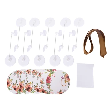 

Botique-Table Number Holder Table Card Holder Table Number Blank Card Wedding Decoration Birthday Party Supplies Flower Escort C