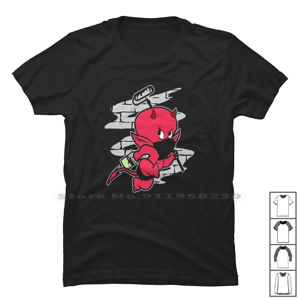 Boys Devil T Shirt 100% Cotton Video Music Movie Games Devil Tage Evil Art  Age Ny Funny Music - T-shirts - AliExpress