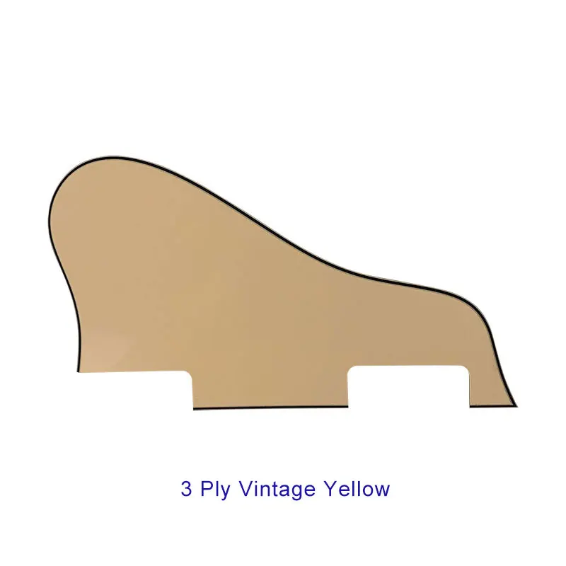 Запчасти для гитары Pleroo на заказ-для левшей No srew hole ES 335 Jazz Archtop Guitar Pickguard Script Plate
