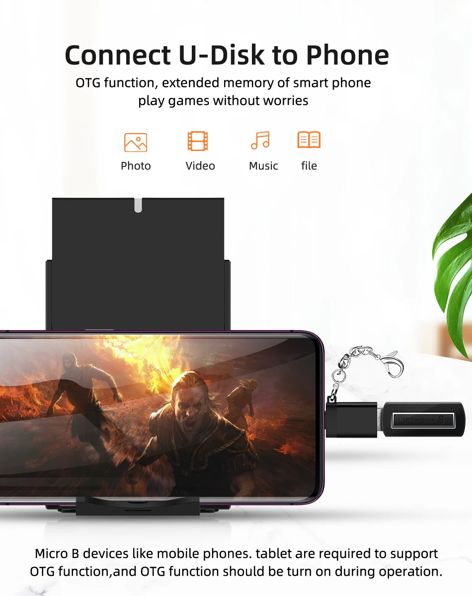 Micro usb OTG адаптер Microusb Мужской к USB 3,0 Женский кабель для синхронизации данных с цепочкой для samsung Xiaomi Android Phone