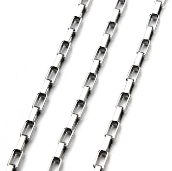 

5Meters/lot 1.7/2.5mm Width Stainless Steel Square Women Men Box Chain Link Chains Bulk for DIY Jewelry Making Supplies