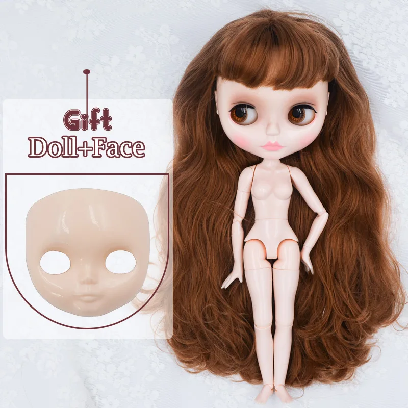 Neo Blyth кукла NBL Заказная блестящее лицо, 1/6 BJD шарнирная кукла Ob24 кукла Blyth для девочки, игрушки для детей YM03 - Цвет: FYM08