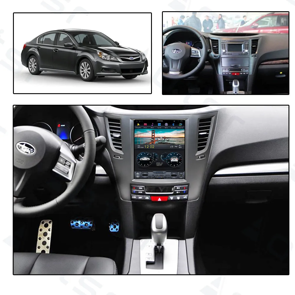 Aotsr Tesla 10," вертикальный экран Android 8,1 автомобильный DVD мультимедийный плеер gps навигация для Subaru Legacy 2009- carplay