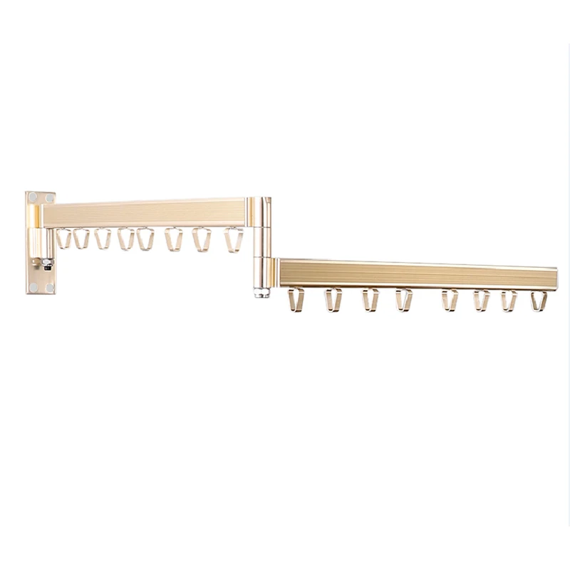 Foldable Wall Mounted Drying Rack Indoor Balcony Retractable Drying