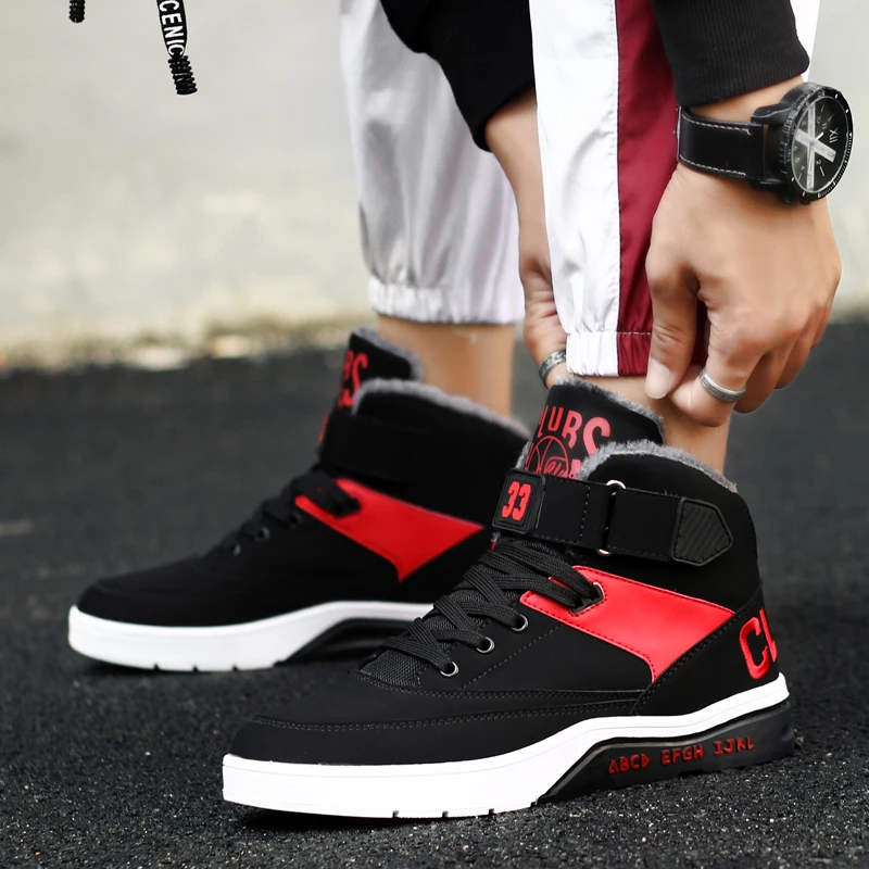 

OLOMM Plus velvet Keep warm Hot Sale Unisex Casual Shoes Winter Cold protection Non-slip Men Fashion Sneakers Rubber Women Shoes