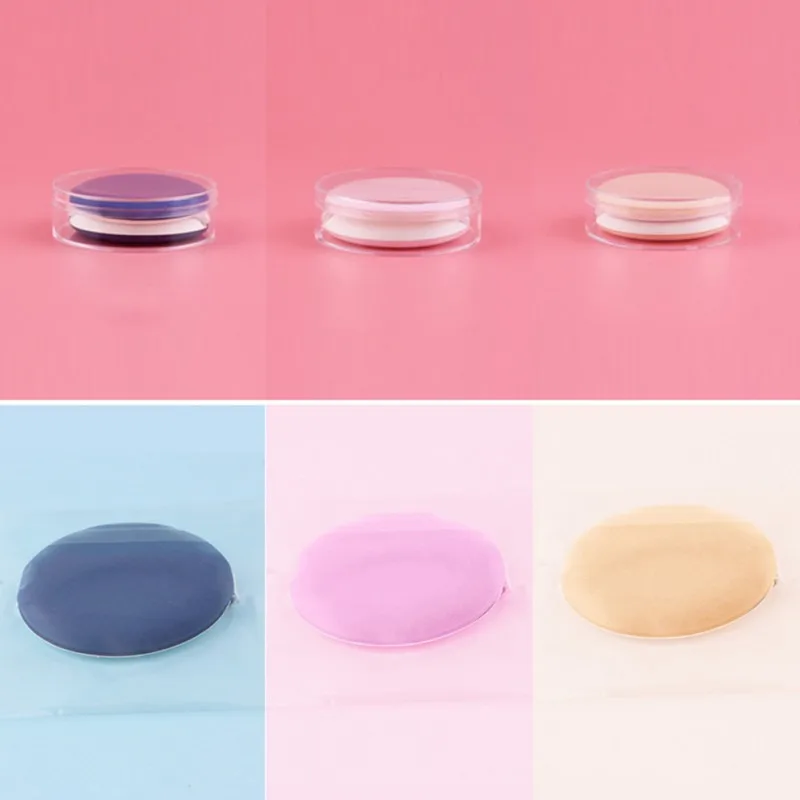 Round Shaped Makeup Air Cushion Sponge Puff Dry Wet Dual Use Concealer Liquid Foundation BB/CC Cream Make up puffs