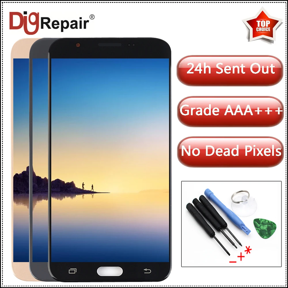 Для SAMSUNG Galaxy J7 V lcd J727 J727P J727V дисплей с сенсорным экраном дигитайзер сборка для SAMSUNG J7 V дисплей J727 lcd