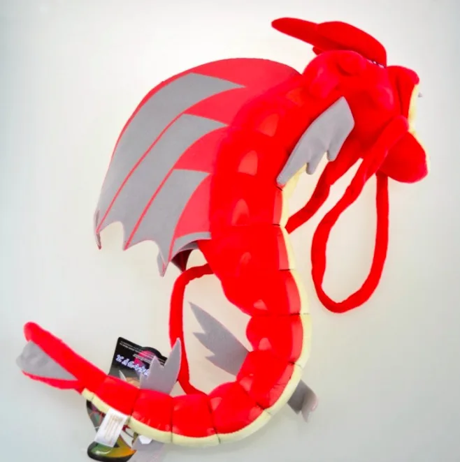 60 см карманные животные красные синие Gyarados Мягкие плюшевые куклы Magikarp Evolution Gyarados кукла игрушка Дети Рождественский подарок SA3227