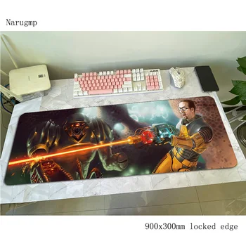 

half life mouse pad 90x30cm mousepads best gaming mousepad gamer Christmas gifts large personalized mouse pads keyboard pc pad