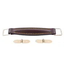 Amplifier Leather Handle Strap For Marshall AS50D AS100D Guitar AMP Speaker Cabinet(Brown)
