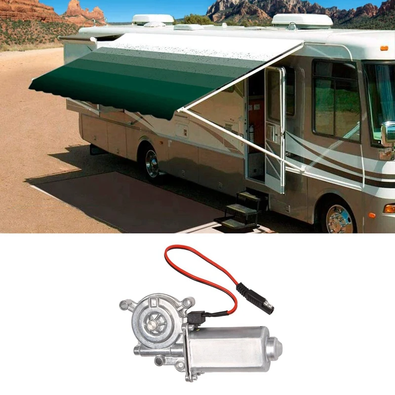 373566 RV Power Awning Universal Replacement Motor, for Solera Power Awnings, with Single 2 Way