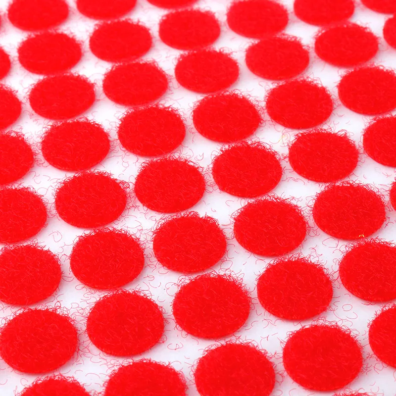 Velcros клейкая лента Velcros Adhesivo Dots нейлоновая клейкая липучка волшебная лента наклейка круглая самоклеящаяся 100 пара
