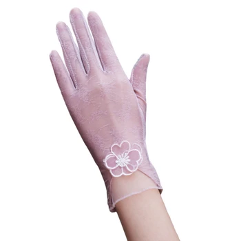 

50 Pairs Lace Touch Screen Gloves Driving Gloves Sports Fitness Cycling Sunscreen Short Sun Gloves