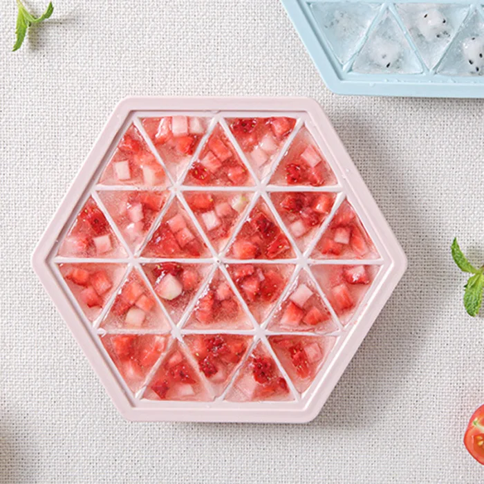 PP кубики льда лоток Ices желе чайник Плесень лотки с крышкой для кухни дома QP2