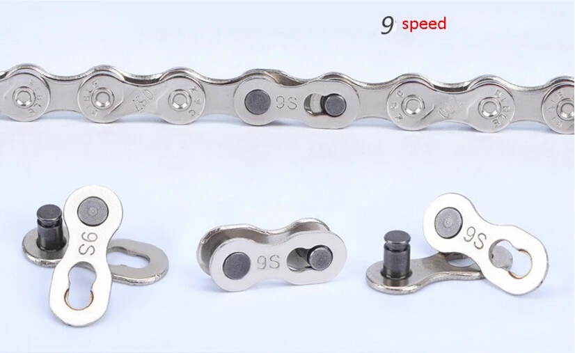 Flash Deal 1 Pair 2pcs Bike Chains mountain road bike bicycle chain Connector for 6/7/8/9/10 Speed Quick Master Link Joint Chain bike parts 5
