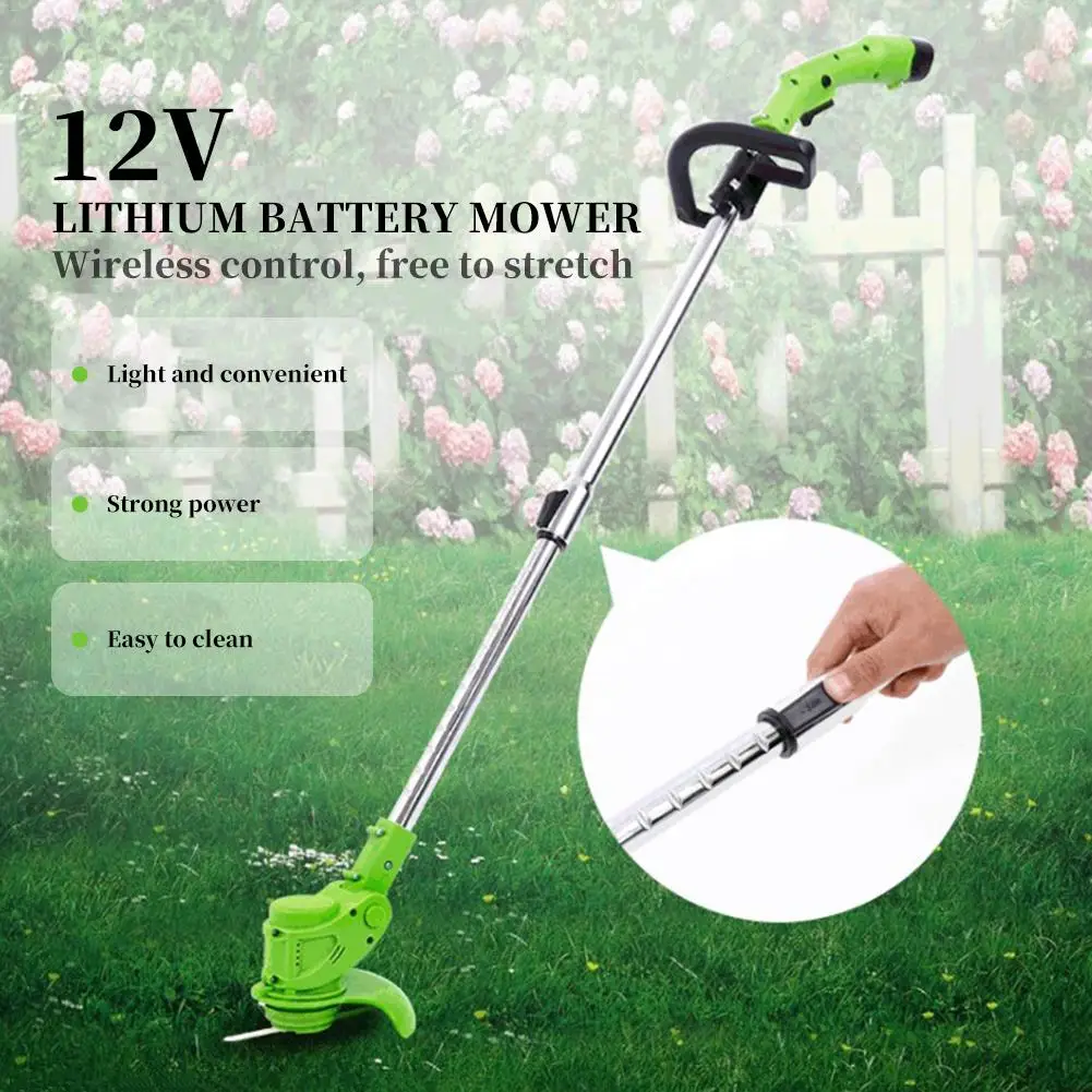 

Professional Multi-functional Lawn Mower Machine Electric Cordless String Trimmer Edger Household Garden Small Lawn Mower