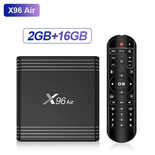 2G16G Only TV Box Android 9,0X96 Air 8K tv Box Amlogic S905X3 H.265 100 M/1000 M HDMI 2,1 двухдиапазонный wifi 2,4G/5G Smart tv Box X96 air Android box - Цвет: 2G16G Only TV Box