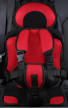 Small red Детское автомобильное кресло, переносное, 0-12 лет, детское кресло в машину, сидение, лежа, Универсальное автомобильное кресло для детей, кресло, дышащие Чехлы, автомобильное кресло, детское - Цвет: Small red