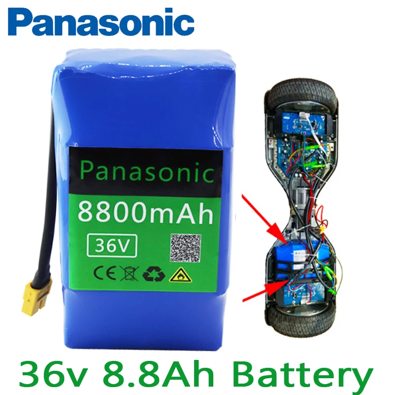 

Panasonic 36V 8.8Ah high drainage 2 wheel electric scooter self-balancing 18650 lithium battery pack self-balancing accessories