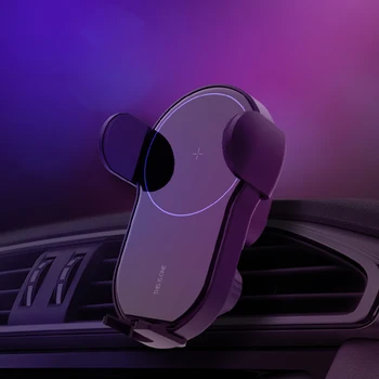 

15W Car Wireless Charger for Samsung iPhone Millet Huawei Smart Infrared Sensor Fast Wireless Charging Car Phone Holder Outlet P