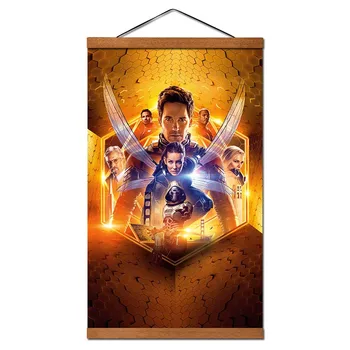 

Ant-Man and the Wasp Movie Poster Wall Art Pictures Scroll Canvas Painting With Solid Wood Ready to Hang