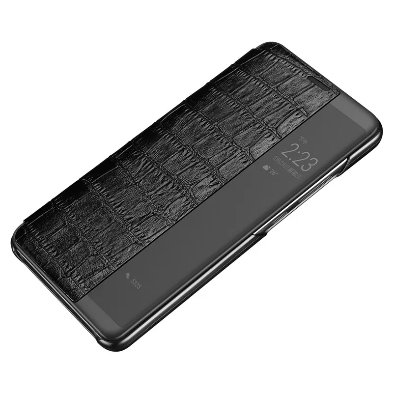 Чехол Coque P20 P20Pro с умным окошком для пар, простой модный кожаный флип-чехол для huawei P20 Mate10 Pro Mate20Lite, чехол Etui