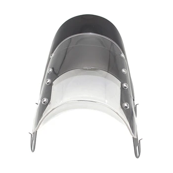 

Motorcycle Windshield Airflow Adjustable Windscreen Wind Deflector for 5-7 Inch Headlights Universal Moto Accessories B