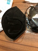 Mascarilla facial higiénica para adultos, máscara KN95 ffp2reutilizable de 5 capas FPP2, CE FFP2 FFP3, color negro