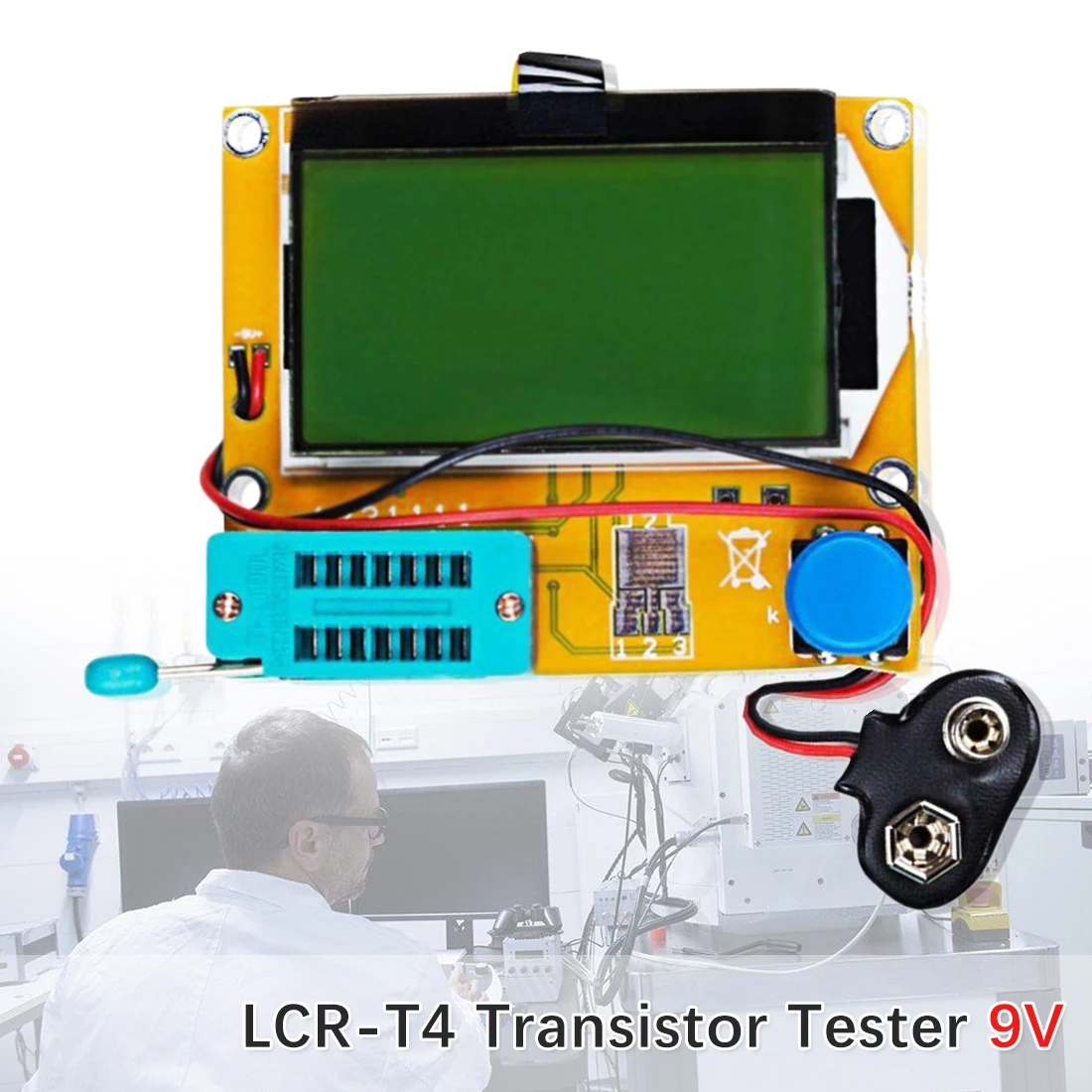 LCR T4 Mega328 Digital Transistor Tester Diode Triode Capacitance ESR