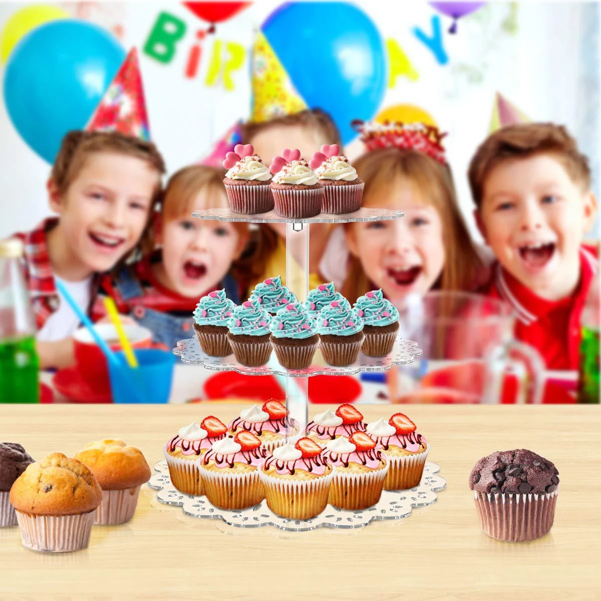 Support De Gateau Cupcake En Acrylique Presentoir Pour Decoration De Gateaux De Fete D Anniversaire Table De Bonbons Bar Outils De Decoration De Table Aliexpress