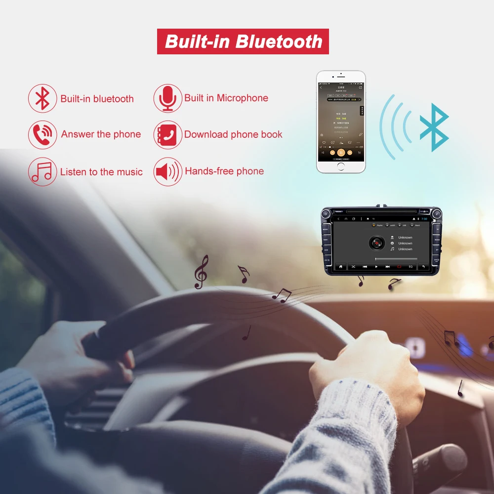 Discount Bonroad 801A8D5 T8 Android 8.1.0 Car DVD Video Player For Caddy CC EOS Golf Jetta Passat Polo Scirocco Tiguan For Skoda For Seat 1 Discount Bonroad 801A8D5 T8 Android 8.1.0 Car DVD Video Player For Caddy CC EOS Golf Jetta Passat Polo Scirocco Tiguan For Skoda For Seat 1