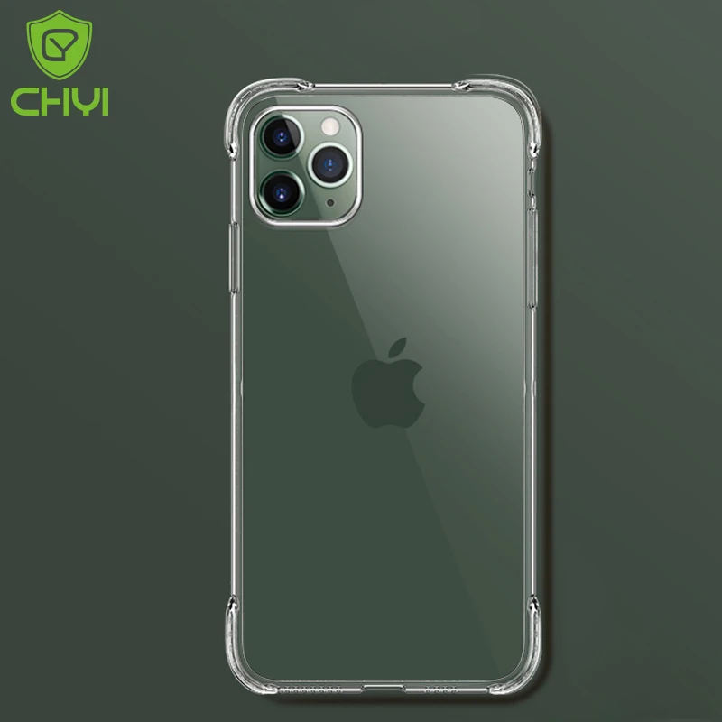 

For iphone 11 Case Clear Silicone Shockproof for iphone11 pro Max Transparent Protective case Premium airbag anti-drop case
