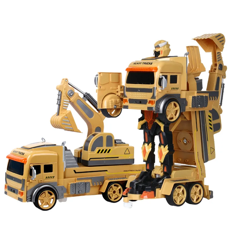 2,4 ГГц Индукционная трансформация, робот-машина, 1:14, деформация, Радиоуправляемый автомобиль, игрушка, светодиодный светильник, Электрический робот, модели, fightint, игрушки, подарки - Цвет: Photo Color