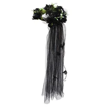 Mingli Tengda, свадебная Цветочная вуаль, эстетическая гирлянда, цветочный венок для студийной фотосъемки, свадебный головной убор, венок