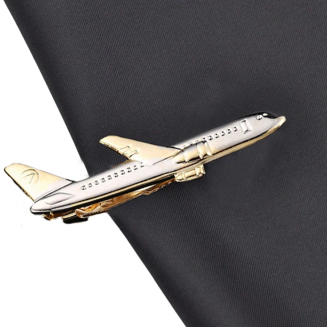 Metal Clasp Clip Pin Aircraft Steamer, Clips Ties Men Aircraft