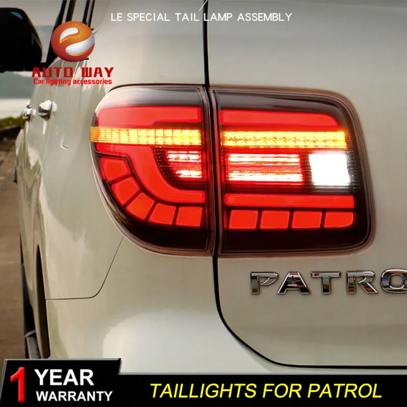 Автомобильный Стайлинг задний фонарь чехол для Nissan Patrol задние фонари 2012- Patrol задние фонари светодиодный задний фонарь светодиодные задние фары