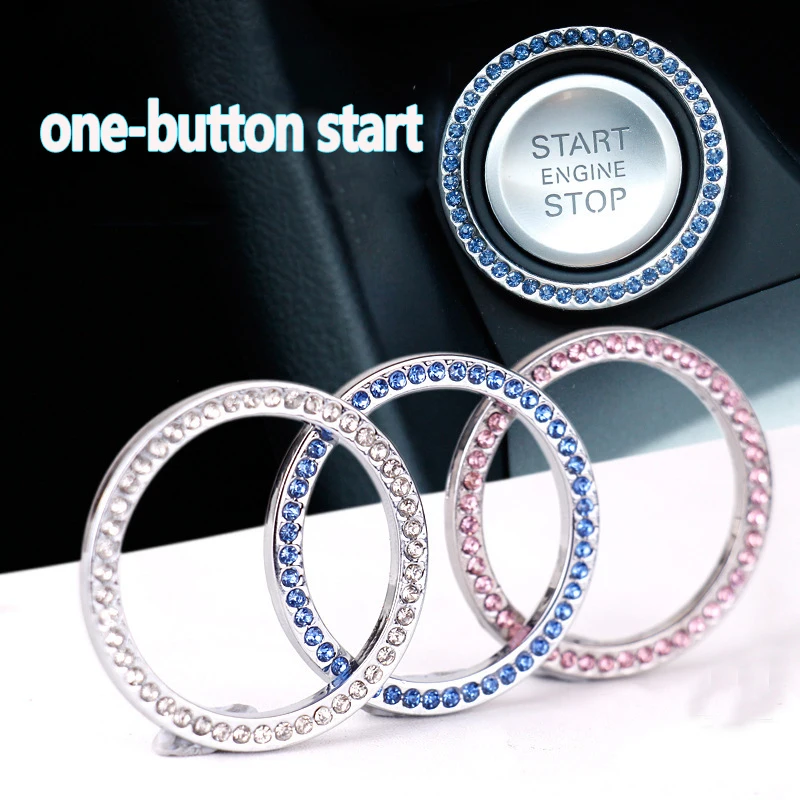 

Car Modification Luminous One Button Start Decorative Ring Keyhole Switch Ignition Ring Interior Sticker Supplies