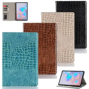 

Fashion Crocodile Case for Samsung Galaxy Tab S6 10.5 SM-T860 SM-T865 2019 10.5\" PU Leather Case Cover for samsung tab s6 Case