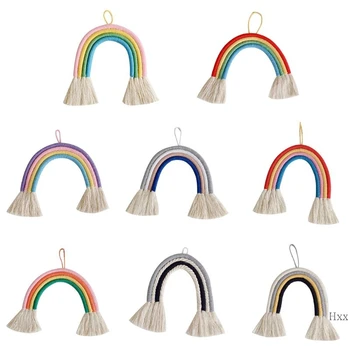 

New Children Room Decoration Pendant Nordic Home Ornaments Rainbow Tassel Lanyard