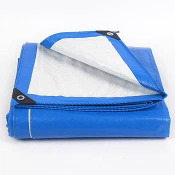 

2020 PE Plastic Sunshade Rainproof Waterproof Sunscreen Blue UV-proof Sunshade Outdoor Garden Terrace Sunshade Awning Cloth