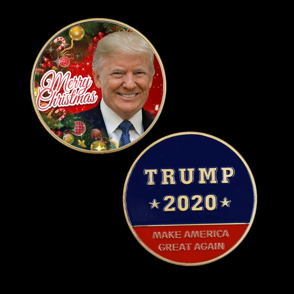 

Gold Coin American 45th President Donald Trump Coin Make America Great Again Metal Coin Collection for Gift