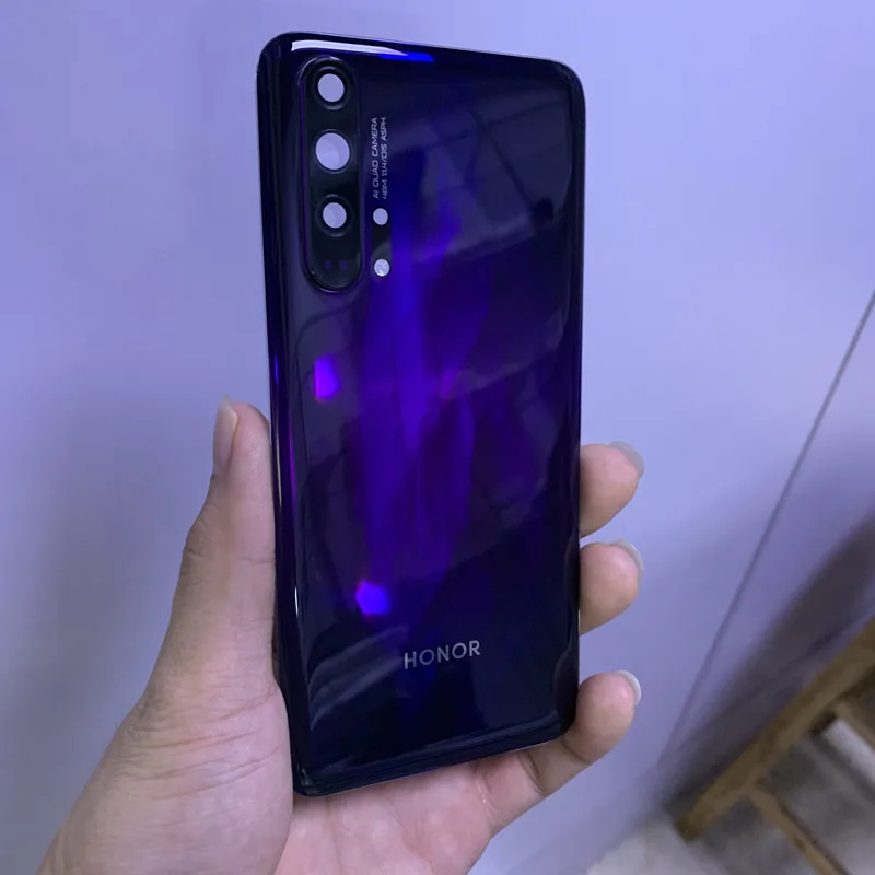 Оригинальная задняя крышка для huawei Honor 20i, задняя крышка для батареи, Задняя стеклянная крышка, чехол для Honor 20 Pro, запасные части