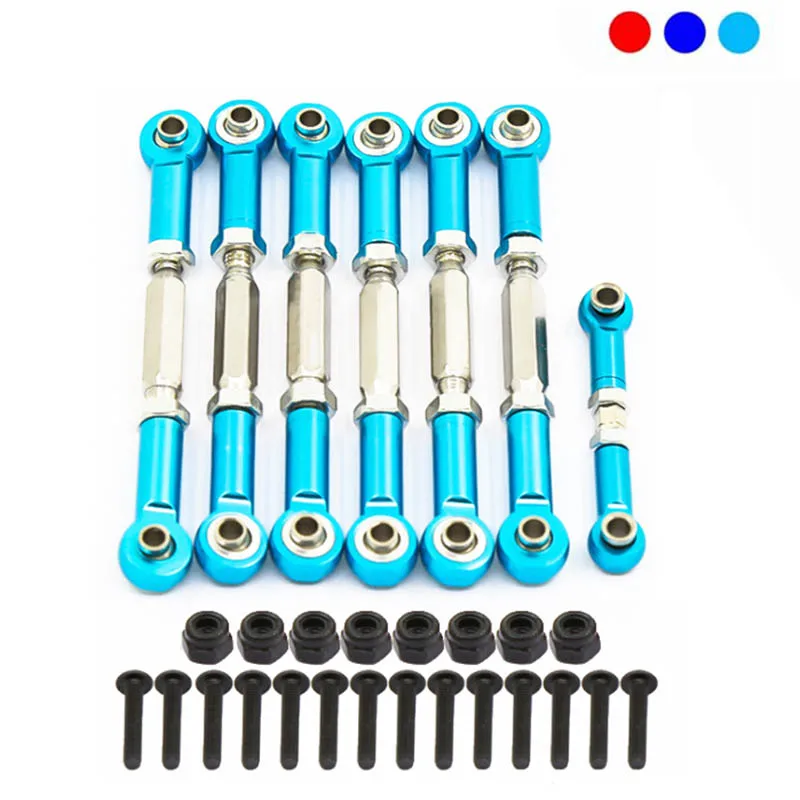 

Hot 7PCS Adjustable Aluminum Turnbuckles Camber Link Linkage Sets for Traxxas Slash 4X4/2WD Short Course Car 1/10 Upgrade Parts